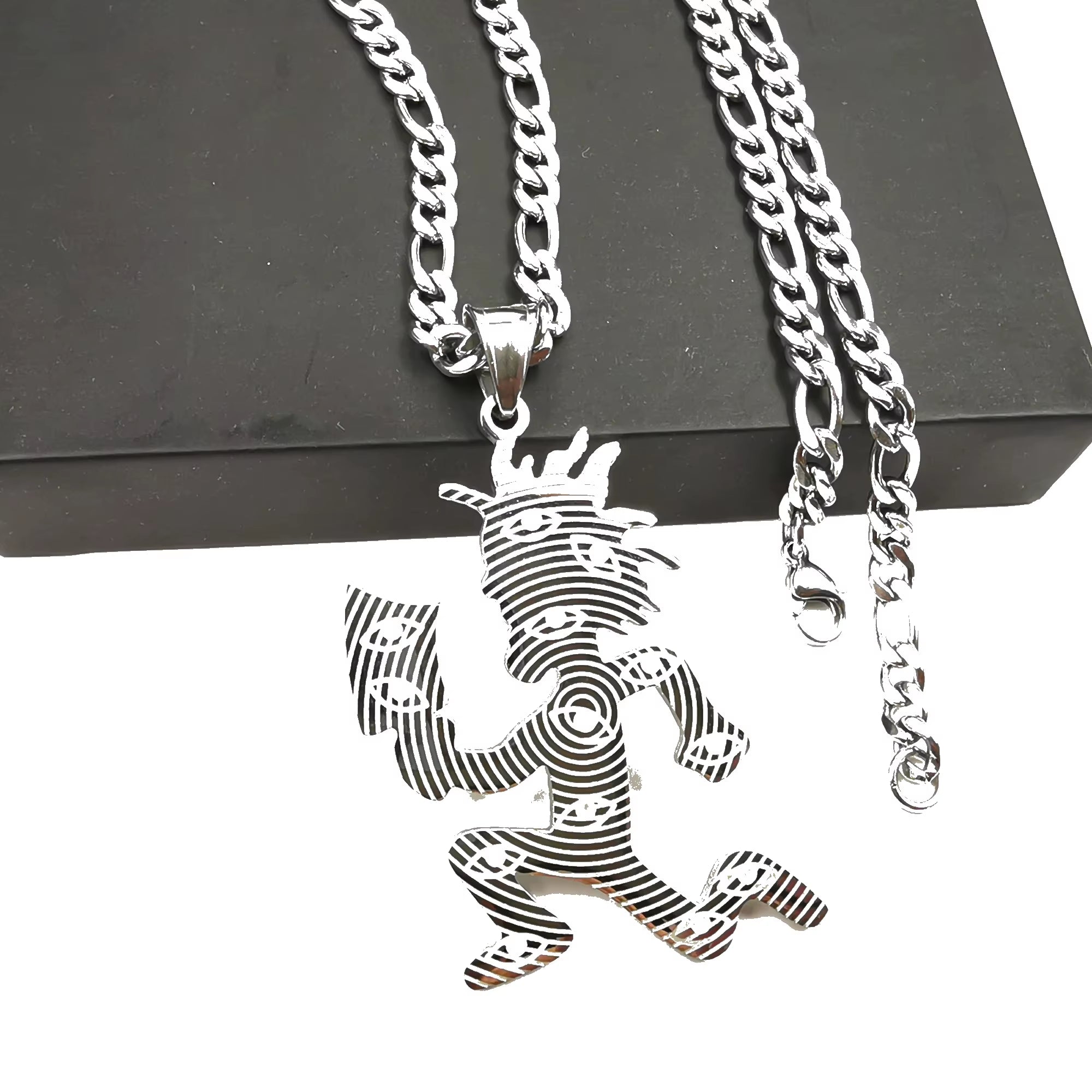 Father's Day Gift for Dad - Men’s Stainless Steel Etched Axe Pendant Necklace