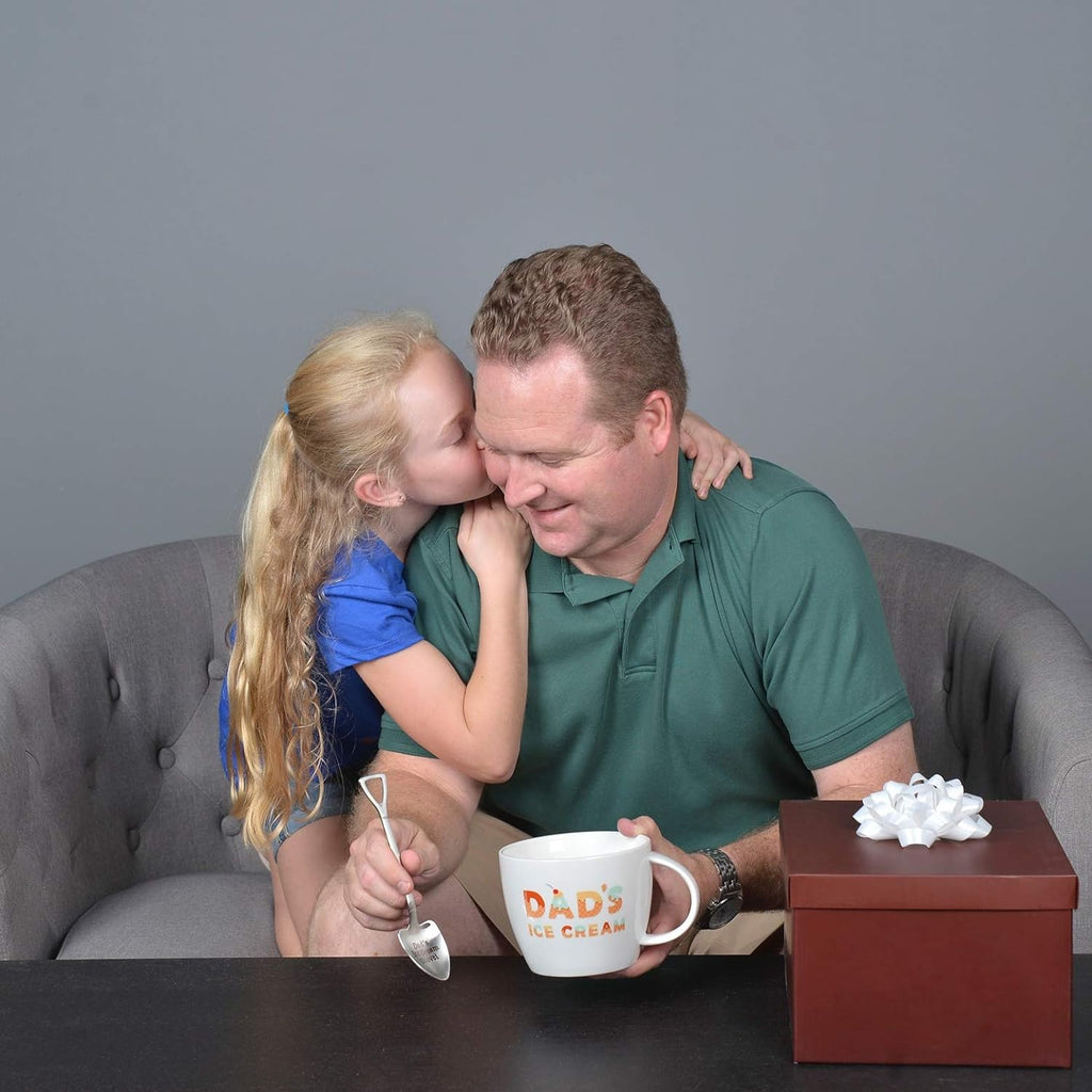 Father's Day Gift for Dad - Ice Cream Bowl & Engraved Spoon