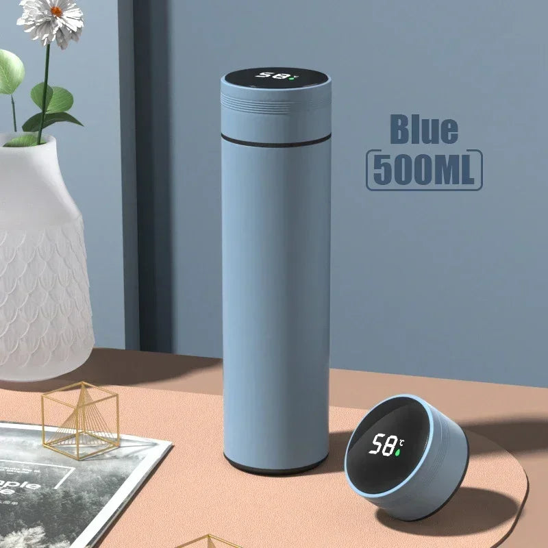 Father's Day Gift for Dad - Smart Temperature Display Stainless Steal Thermos Cup 500ML