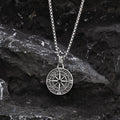 Father's Day Gift for Dad - Vintage Compass Pendant Necklace for Men
