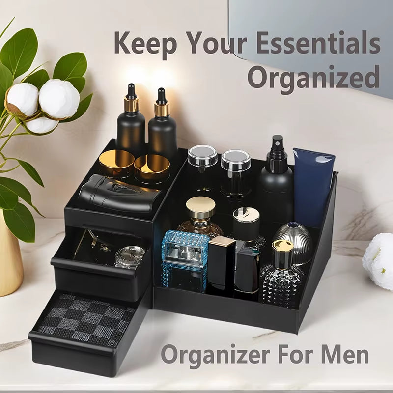 Father's Day Gift for Dad - Bathroom Countertop Organizer with Drawers