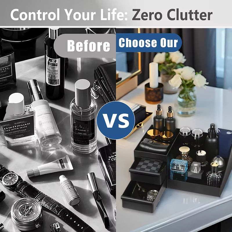 Father's Day Gift for Dad - Bathroom Countertop Organizer with Drawers