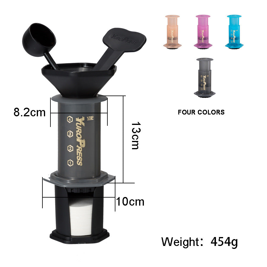 French Press Coffee & Tea Maker with Filter Cup System