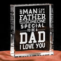 Father’s Day Gift for Dad – Engraved Glass Plaque “It Takes Someone Special to Be a Dad”