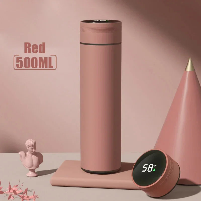 Father's Day Gift for Dad - Smart Temperature Display Stainless Steal Thermos Cup 500ML