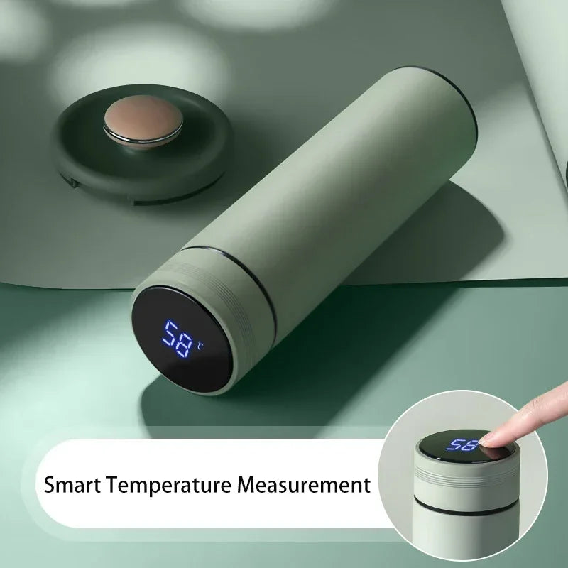 Father's Day Gift for Dad - Smart Temperature Display Stainless Steal Thermos Cup 500ML