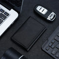 Father's Day Gift for Dad - Men’s MagSafe Card Holder Wallet, Magnetic PU Leather Card Case for iPhone