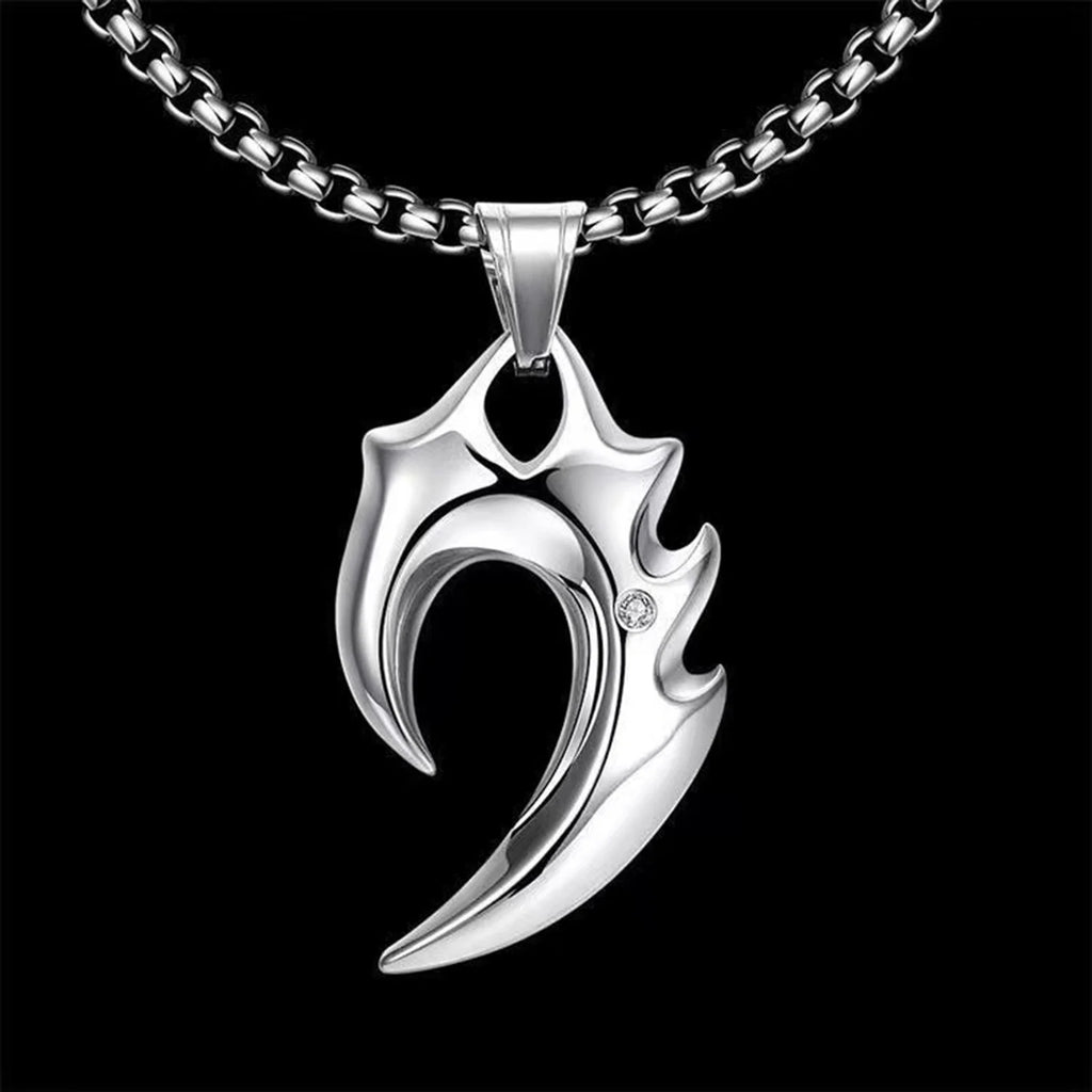 Father's Day Gift for Dad - Men’s Wolf Tooth Pendant Necklace